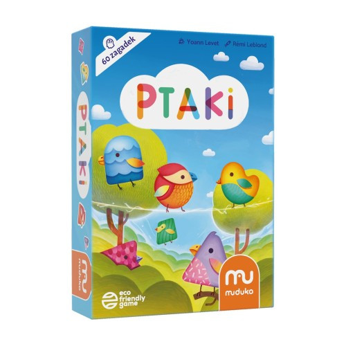 Класна логічна головоломка Птахи, 5+ (Muduko Ptaki. 60 zagadek, Gamme Logic Birds)