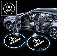 Подсветка дверей с логотипом ACURA 2шт