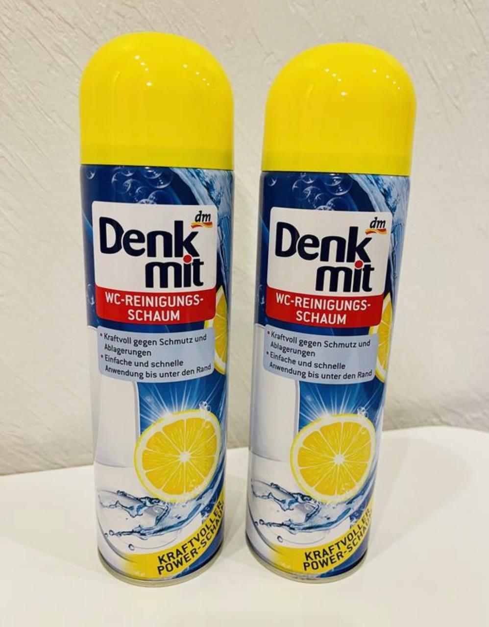 Піна-очисник для унітазу Denkmit Лимон WC-Reinigungsschaum Zitrone, 500 мл, фото 1