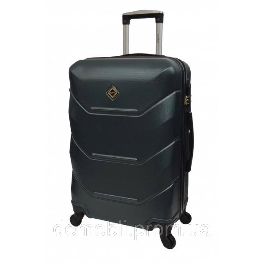 Дорожня сумка валіза Bonro 2019 на коліщатках багажна валізка смарагдовий середній (bo-10500509), фото 1