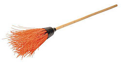 Мітла вулична ГОСПОДАР кругла з дерев'яною ручкою 1500 мм ПП 14-6340 DMB