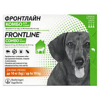 Капли на холке для собак от 2 до 10 кг 3 пипетки Boehringer Ingelheim Frontline Combo