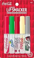 Набор блесков для губ Lip Smacker Coca-Cola Liquid Lip Gloss Party Pack 5 шт