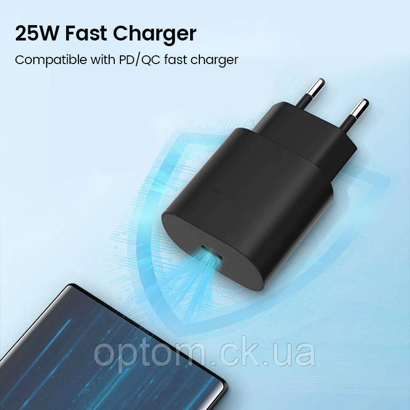 Зарядка PD Super Fast Charge 25W Black, фото 1