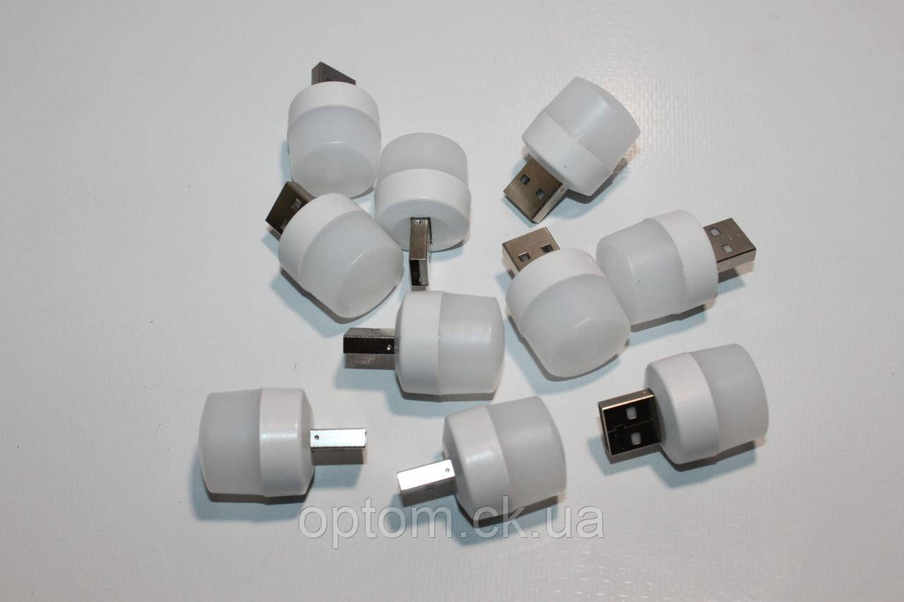 Лампочка USB циліндр (жовте світло)