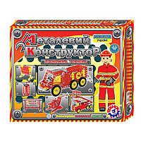 Toys Детский Конструктор металлический "Пожарная техника" ТехноК 2056TXK, 309 деталей