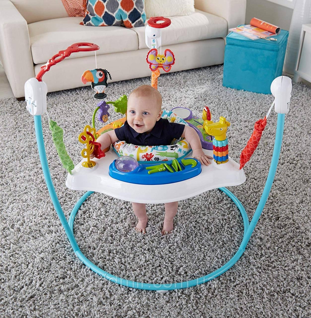 Fisher-Price Animal Activity FFJ00 Прыгунки кресло-прыгунки Веселые животные - фото 5 - id-p2097294845