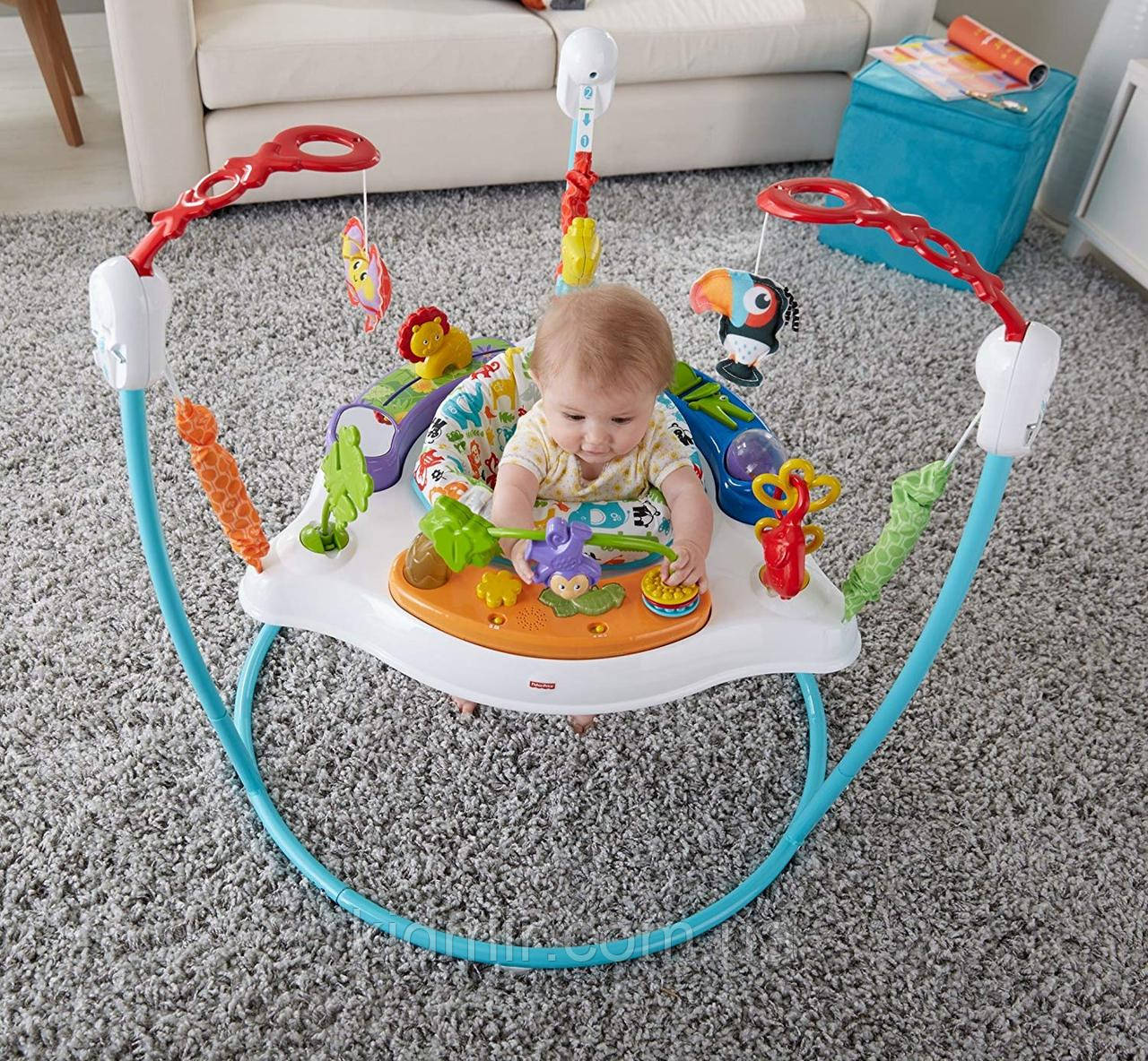 Fisher-Price Animal Activity FFJ00 Прыгунки кресло-прыгунки Веселые животные - фото 6 - id-p2097294845