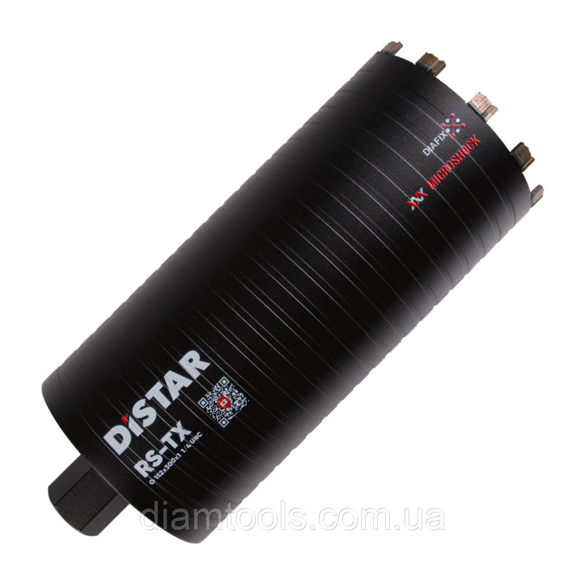 Коронка алмазна по залізобетону Distar 152x300-11x1 1/4 RS-TX