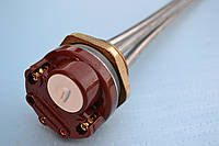 Тэн для чугунной батареи 500 Вт + терморегулятор, правая и левая резьба дюйм с четвертью (1 1/4)