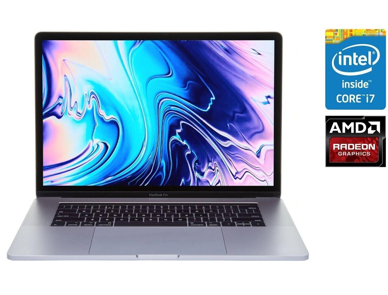 Ноутбук Б-клас Apple MacBook Pro A1990 2018/ 15.4" 2880x1800/ i7-8750H/ 16GB RAM/ 256GB SSD/ Radeon Pro 555X 4GB