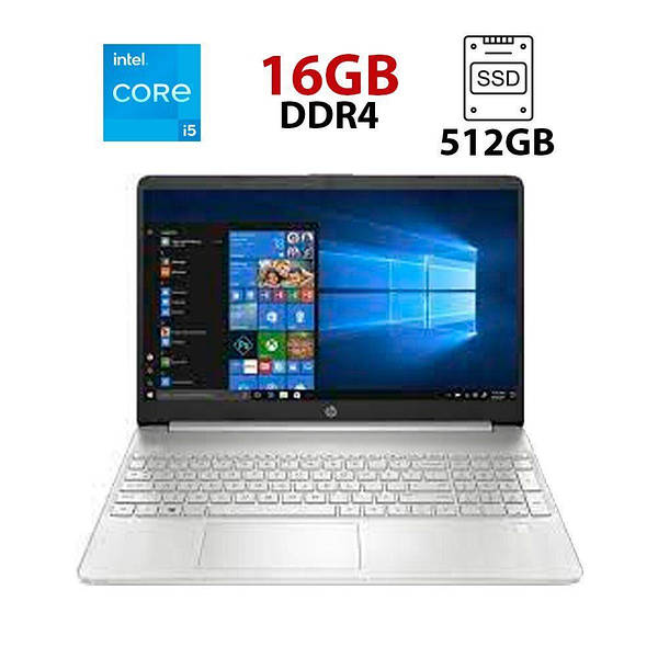 HP 15t dy100 15.6 1920x1080 Core i5 1035G1 16 GB RAM 512 GB SSD UHD Graphics WebCam