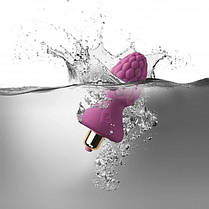 Анальний вібростимулятор Rocks Off Ass-Berries 7 Raspberry, фото 3