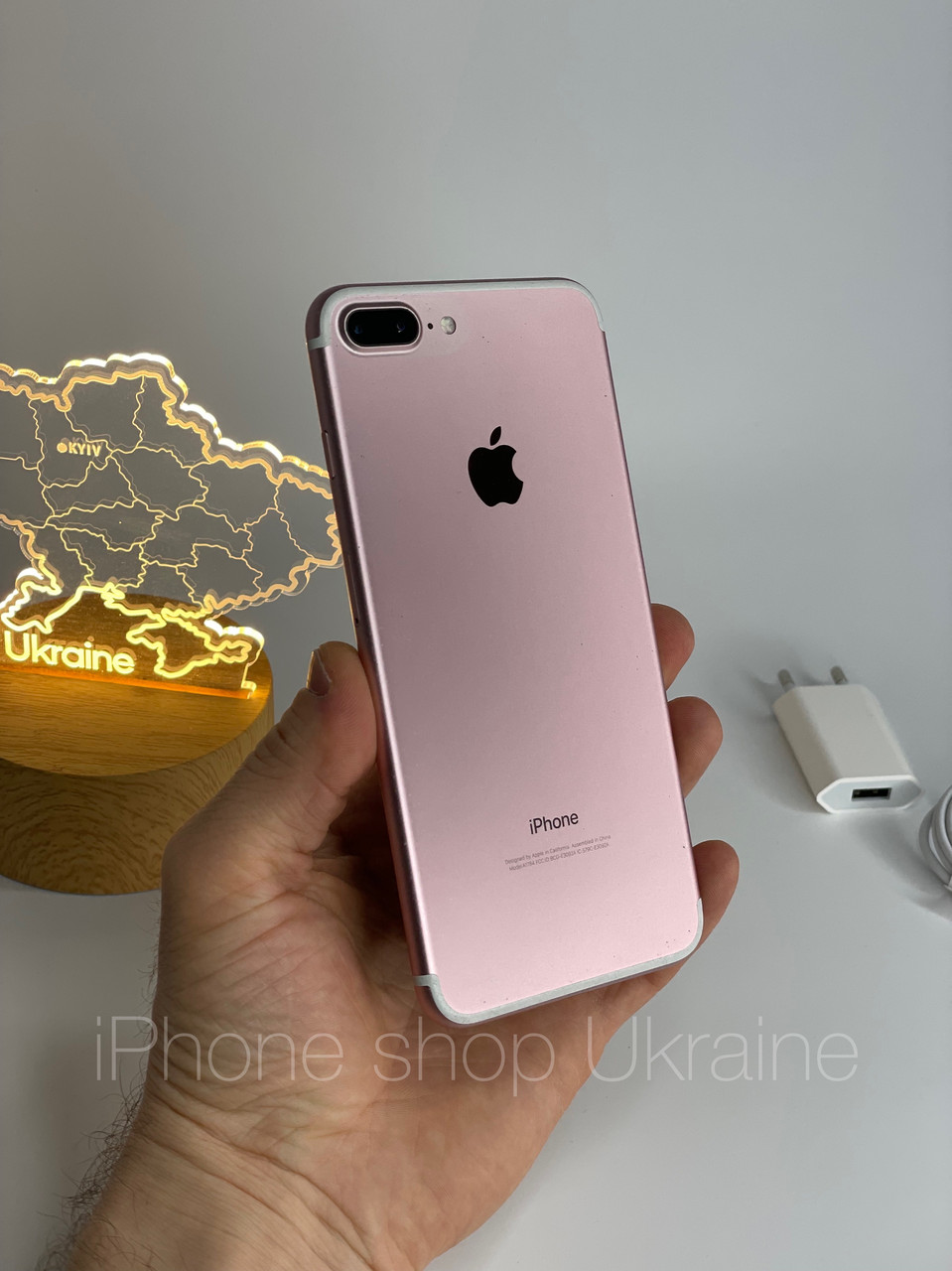 Смартфон IPhone 7 Plus 256 Gb Rose Gold Neverlock АКБ 100% 6800