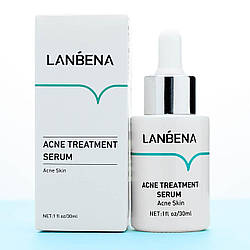 Сироватка для обличчя Lanbena Acne Treatment Serum проти акне та темних плям, 30 мл