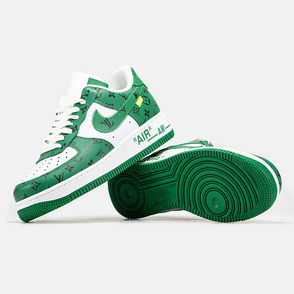 Nike air force 1 green white 2025