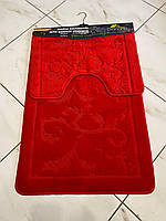 Набір килимків для ванної кімнати Dariana, розмір 55*80 (2 одиниці), колір коричневий