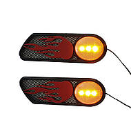 12 Вольт. 2 ШТ. Габаритні вогні на крила, бампер, капот, дах