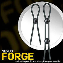 Ласо на член Nexus Forge чорне, 30 см, фото 2