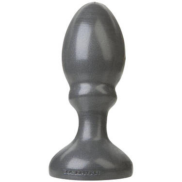 Анальна пробка Doc Johnson American Bombshell Little Boy - Gun Metal, діаметр 5,59 см, фото 1