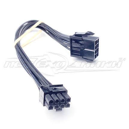 Перехідник — подовжувач GPU PCI-E 20 см 8 pin (6+2 pin на 8 pin), 20 см, фото 1
