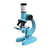 Мікроскоп дитячий із підсвіткою "Optical microscope" ГОЛУБИЙ арт. LZ 8601-1, фото 7