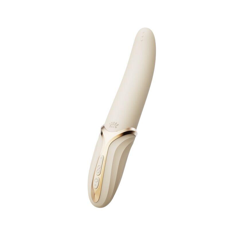 Вибратор Zalo - EVE Ivory White KW