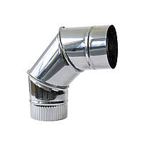 AISI 430 Відвід 90° сегментний s0,5 мм d200 мм ()