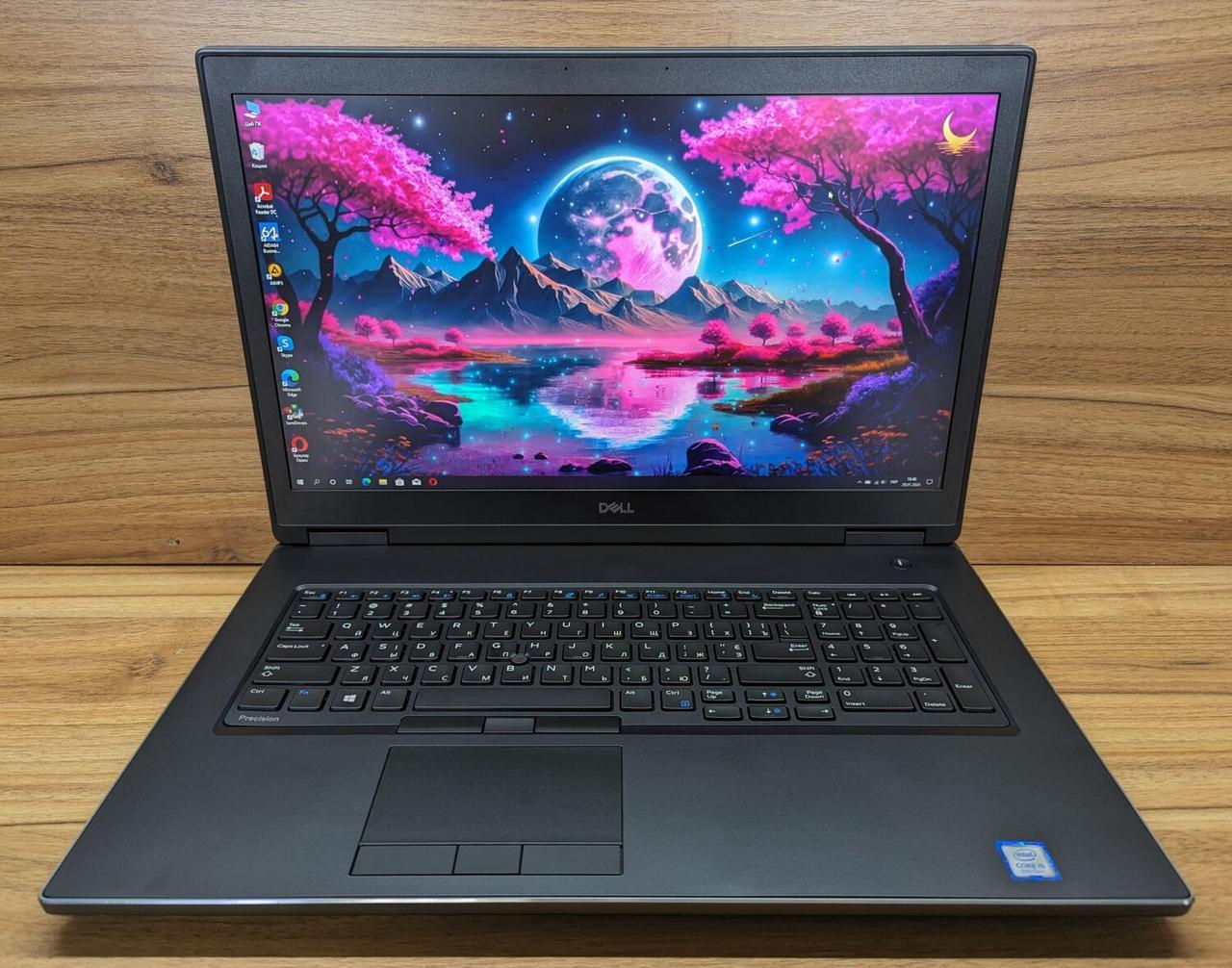 Б/в Ноутбук Dell Precision 7730 17.3" 1920x1080| Core i5-8400H| 16 GB RAM| 512 GB SSD| Quadro P3200 6GB