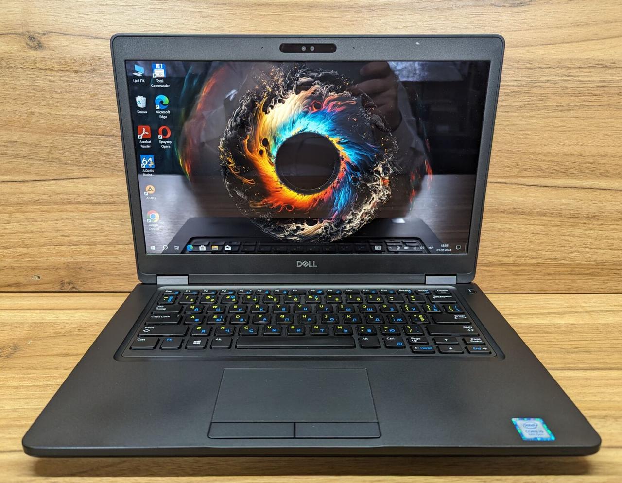 Б/в Ультрабук Dell Latitude 5491 14" 1920x1080 Сенсорний| Core i5-8300H| 16 GB RAM| 512 GB SSD| UHD 630