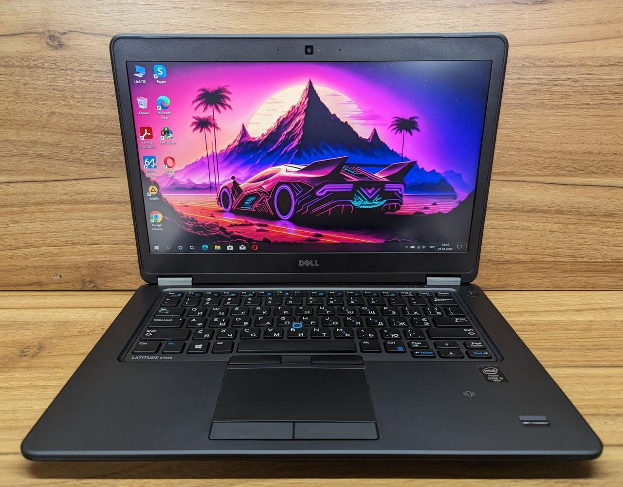 Б/в Ультрабук Б-клас Dell Latitude E7450 14" 1920x1080| Core i5-5300U| 8 GB RAM| 240 GB SSD| HD 5500