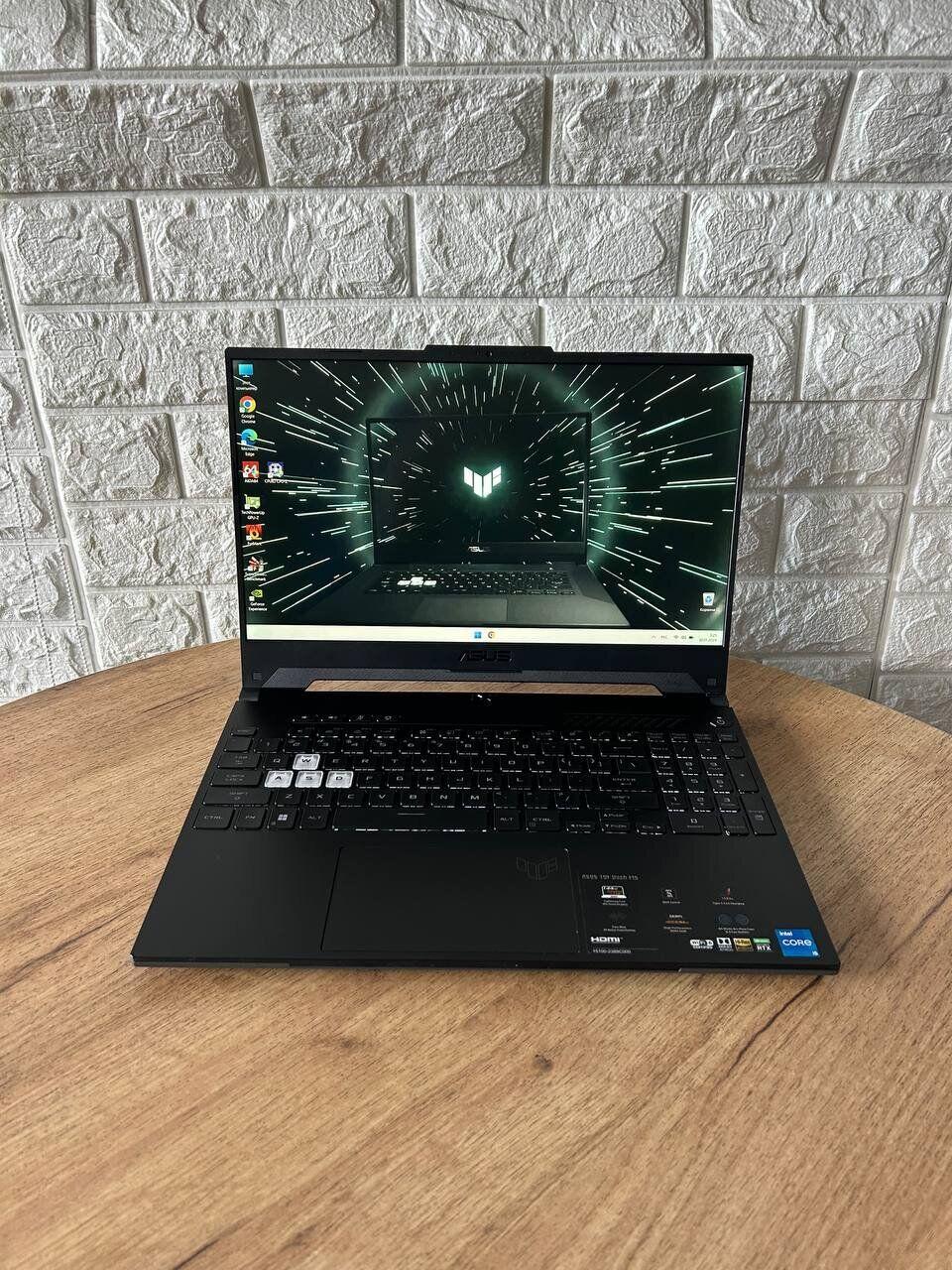 Б/в Ігровий ноутбук Asus TUF Dash F15 FX517ZC 15.6" 1920x1080| i5-12450H| 8GB RAM| 512GB SSD| RTX 3050 4GB