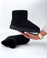 Женские Угги в стиле UGG Чёрный Цвет Зимние (ботинки дутики сапоги)