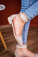 Туфлі жіночі Fashion Zeke 2438 37 розмір 24 ​​см Бежевий g