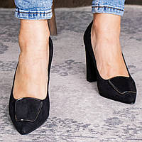 Туфли женские на каблуке Fashion Mugsley 2376 35 размер 23 см Черный i