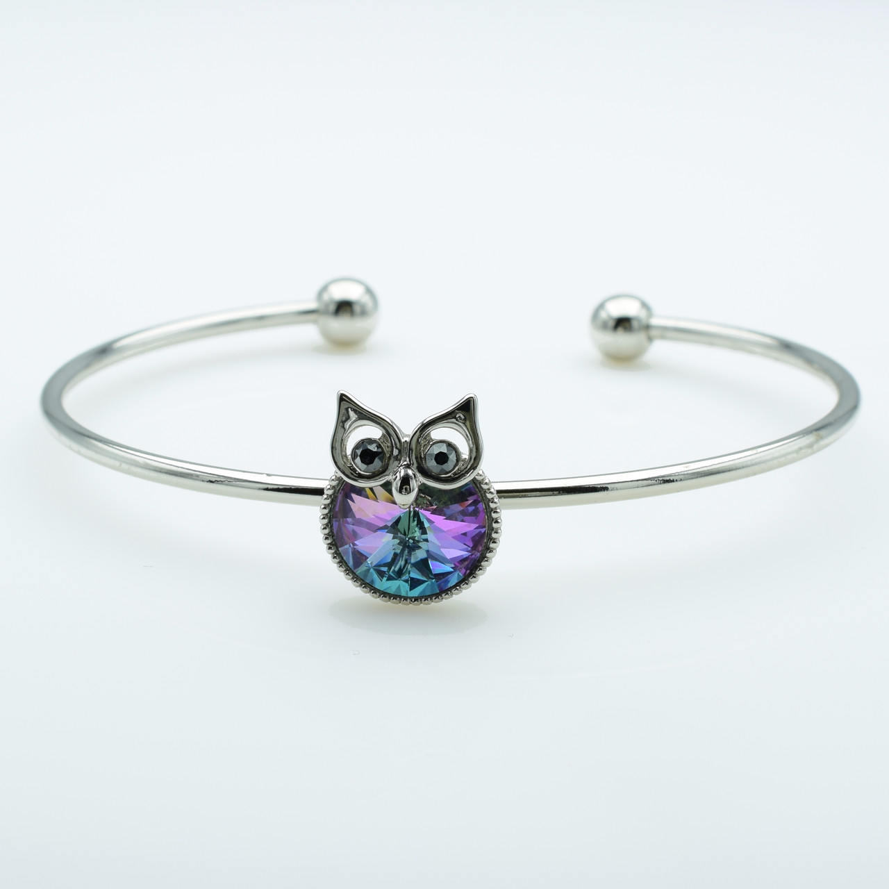 XUPING Браслет Родій Камені Swarovski Ширина 1.6см, Діаметр 6см