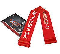 Лента-эспандер для фитнеса и реабилитации PowerPlay 4112 0.6мм MediBand Heavy Красная (11кг) TOS