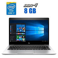 Ультрабук HP EliteBook 840 G6 / 14" (1920x1080) IPS / Intel Core i7-8650U (4 (8) ядра по 1.9 - 4.2 GHz) / 8 GB