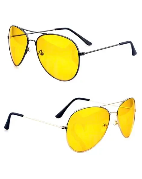 Жовті окуляри для водіїв нічного бачення Night View Glasses / Антивідблискові окуляри для водіїв