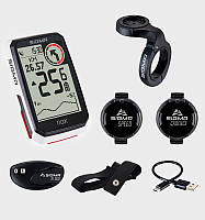 Sigma Sport ROX 4.0 Sensor Set White GPS Велокомпьютер + Пульсометр + Датчики скорости и каденса + Крепление