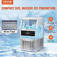 VEVOR Коммерческий льдогенератор кубикового льда Льдогенератор 41 кг / 24 ч, Light cube ice maker 11 кг