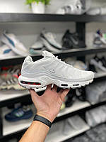 Чоловічі кросівки Nike Air Max Plus tn White, білі найк еір макс плюс тн