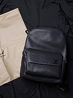 Рюкзак мужской Louis Vuitton, кожаный городской рюкзак луи витон