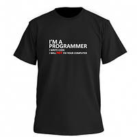 Футболка премиум мужская Owi I'm a programmer