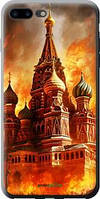 Чехол на iPhone 7 Plus Кремль в огне "5626u-337-10746"