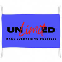 Флаг UnLimited Make Everything Possible, Неограниченный, Сделай все возможным