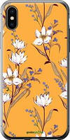 Чехол на iPhone X Цветочные обои 3 "4405u-1050-10746"