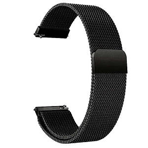 Ремінець Milanese Loop для Smart Watch 22mm Black