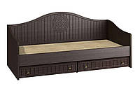 Kровать для мальчика Мебель UA Монблан МБ-101 спальное место 2000*900 прованс кантри Венге темный (56715)
