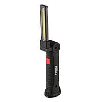 Инспекционный фонарь Neo Tools 1200мАч / 200лм / 3Вт / LEDCOB Черный (99-041)